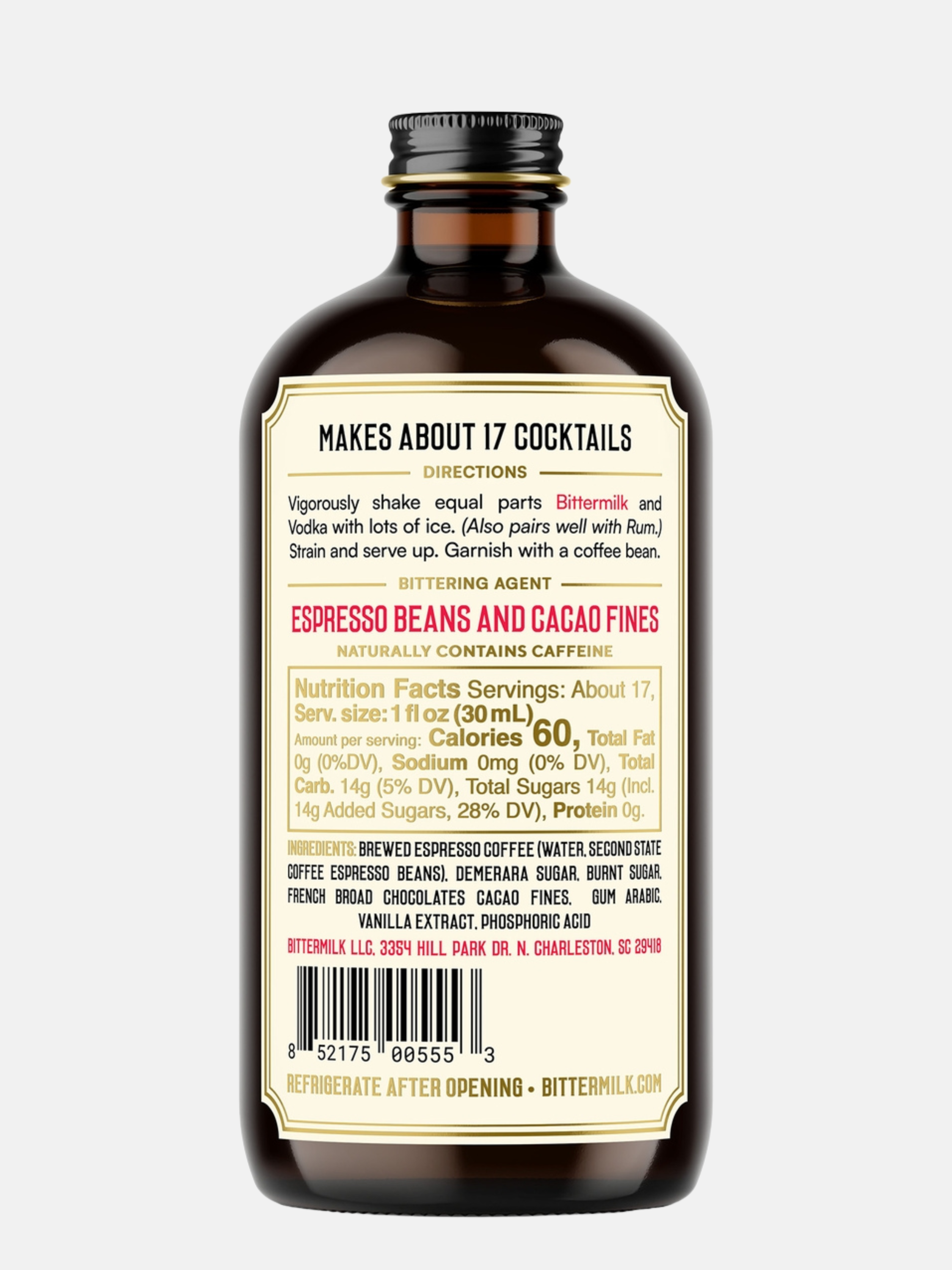 Bittermilk Bottling Co. Espresso Martini Cocktail Mixer Holiday Gifts for Him Christmas Ideas for Husband Stocking Stuffer Bar Non Alcoholic Athens GA Georgia Kempt Menswear Store Near Me 