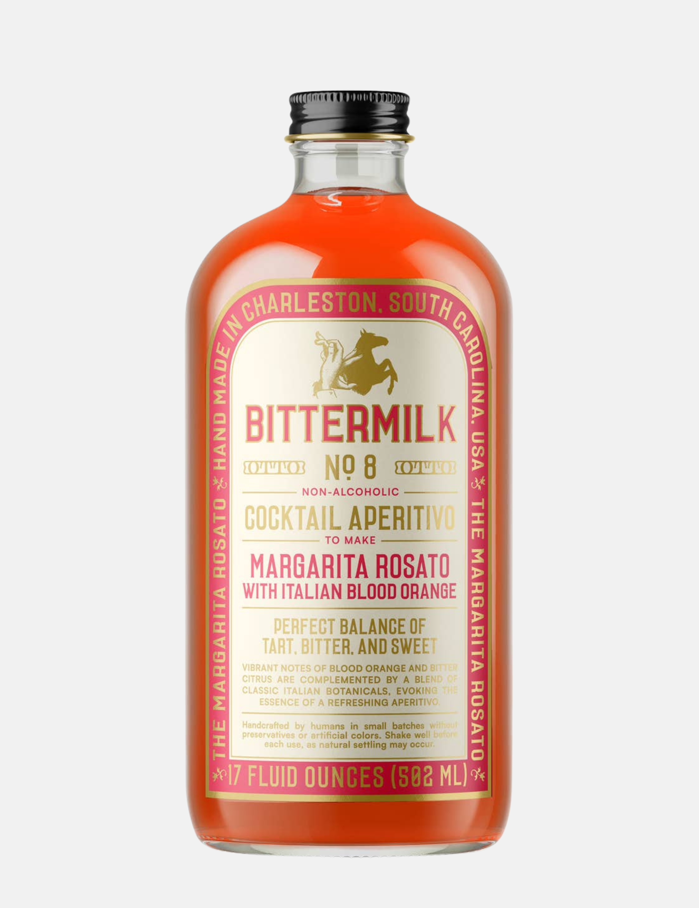 Bittermilk Bottling Co. Margarita Rosato with Italian Blood Orange Apertivo Cocktail Mixer Holiday Gifts for Him Christmas Ideas for Husband Stocking Stuffer Bar Non Alcoholic Athens GA Georgia Kempt Menswear Store Near Me 