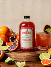 Bittermilk Bottling Co. Margarita Rosato with Italian Blood Orange Apertivo Cocktail Mixer Holiday Gifts for Him Christmas Ideas for Husband Stocking Stuffer Bar Non Alcoholic Athens GA Georgia Kempt Menswear Store Near Me 