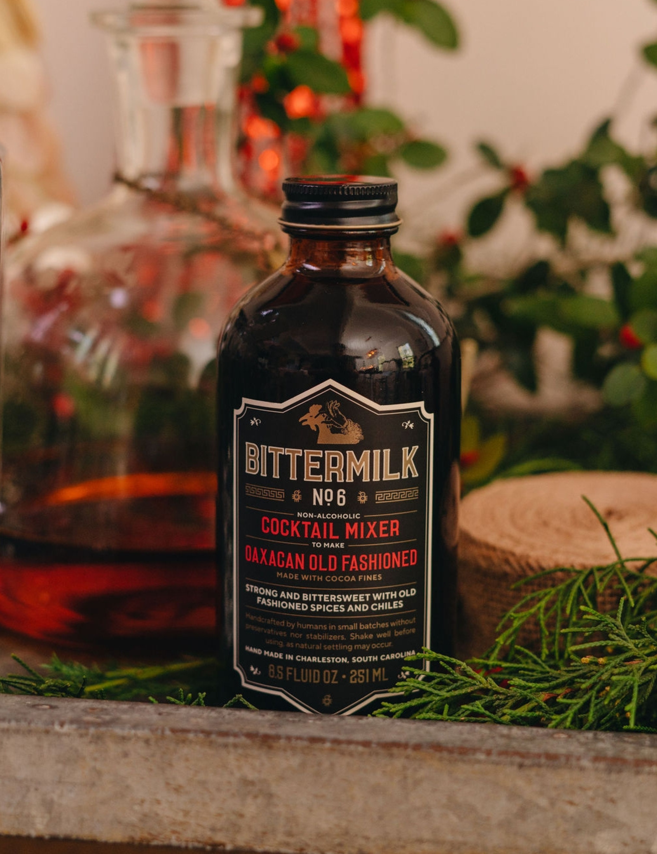 Bittermilk Bottling Co. Oaxacan Old Fashioned Cocktail Mixer Holiday Gifts for Him Christmas Ideas for Husband Stocking Stuffer Bar Non Alcoholic Athens GA Georgia Kempt Menswear Store Near Me 