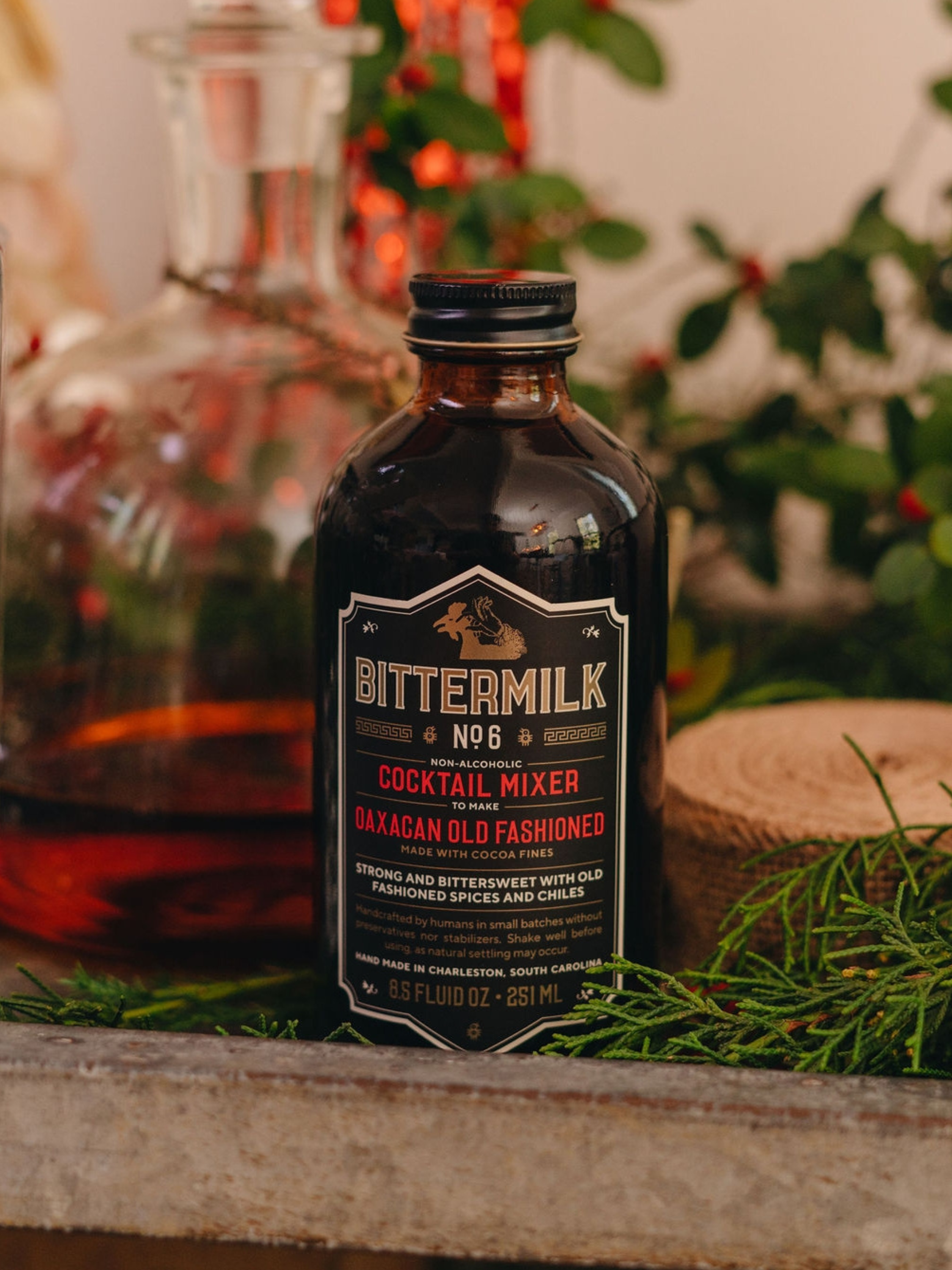 Bittermilk Bottling Co. Oaxacan Old Fashioned Cocktail Mixer Holiday Gifts for Him Christmas Ideas for Husband Stocking Stuffer Bar Non Alcoholic Athens GA Georgia Kempt Menswear Store Near Me 