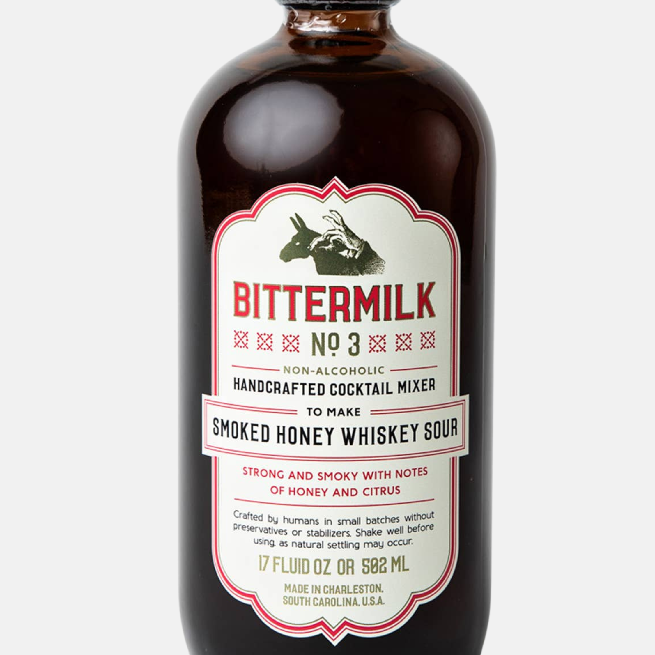 Bittermilk Bottling Co. Smoked Honey Whiskey Sour Cocktail Mixer Holiday Gifts for Him Christmas Ideas for Husband Stocking Stuffer Bar Non Alcoholic Athens GA Georgia Kempt Menswear Store Near Me 