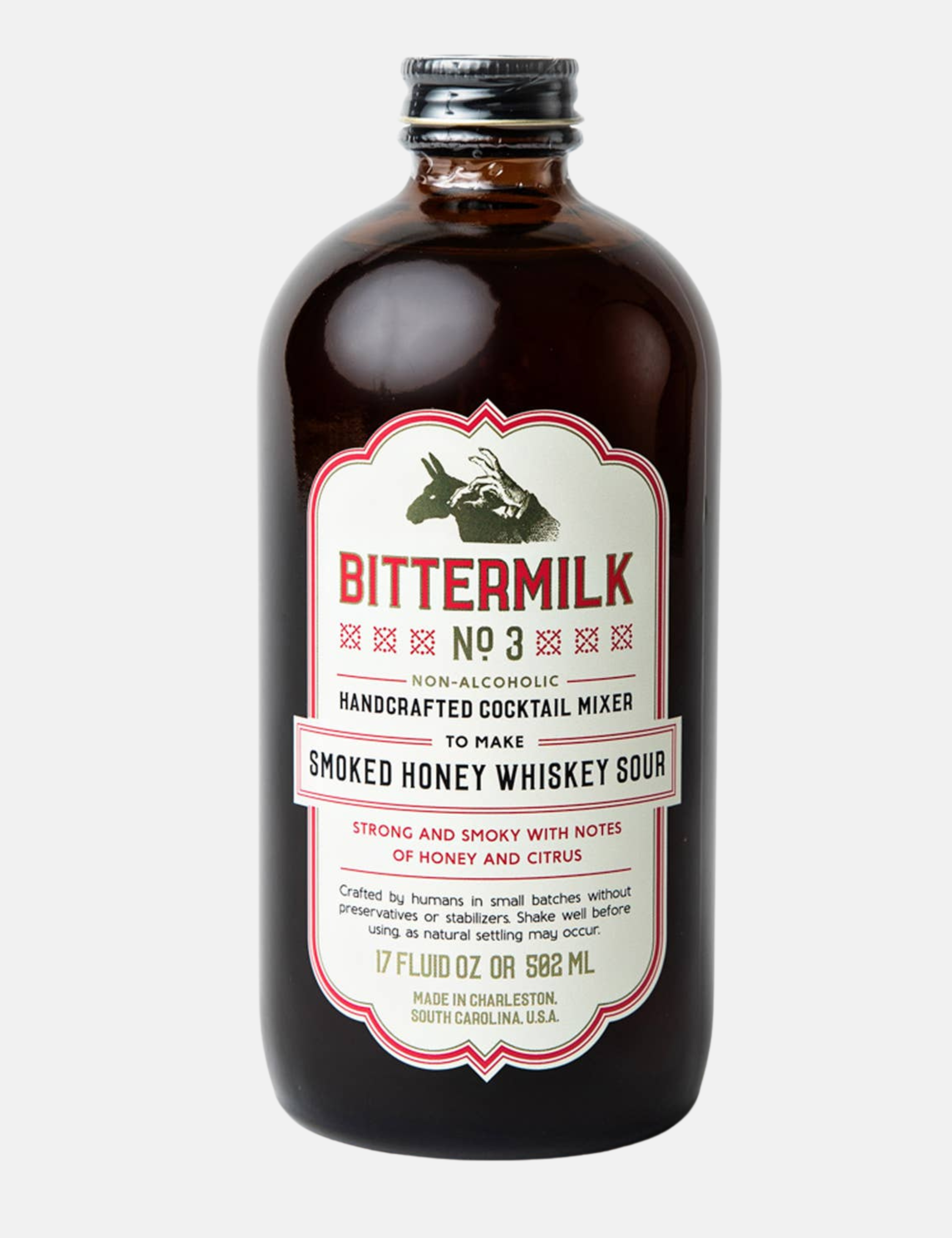 Bittermilk Bottling Co. Smoked Honey Whiskey Sour Cocktail Mixer Holiday Gifts for Him Christmas Ideas for Husband Stocking Stuffer Bar Non Alcoholic Athens GA Georgia Kempt Menswear Store Near Me 
