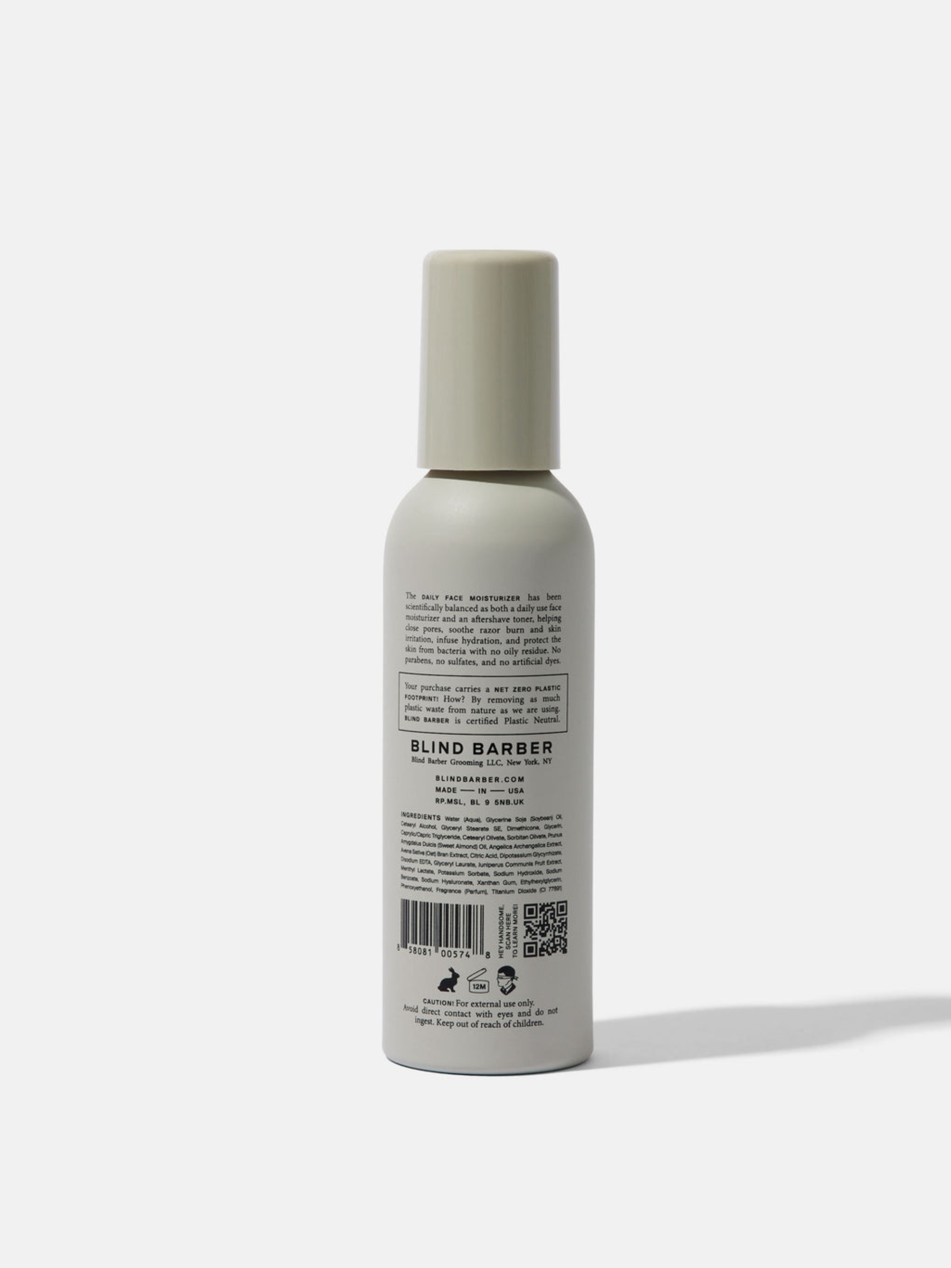 Blind Barber Daily Face Moisturizer Watermint Gin Men’s Grooming Athens GA Georgia Kempt Menswear Store Near Me