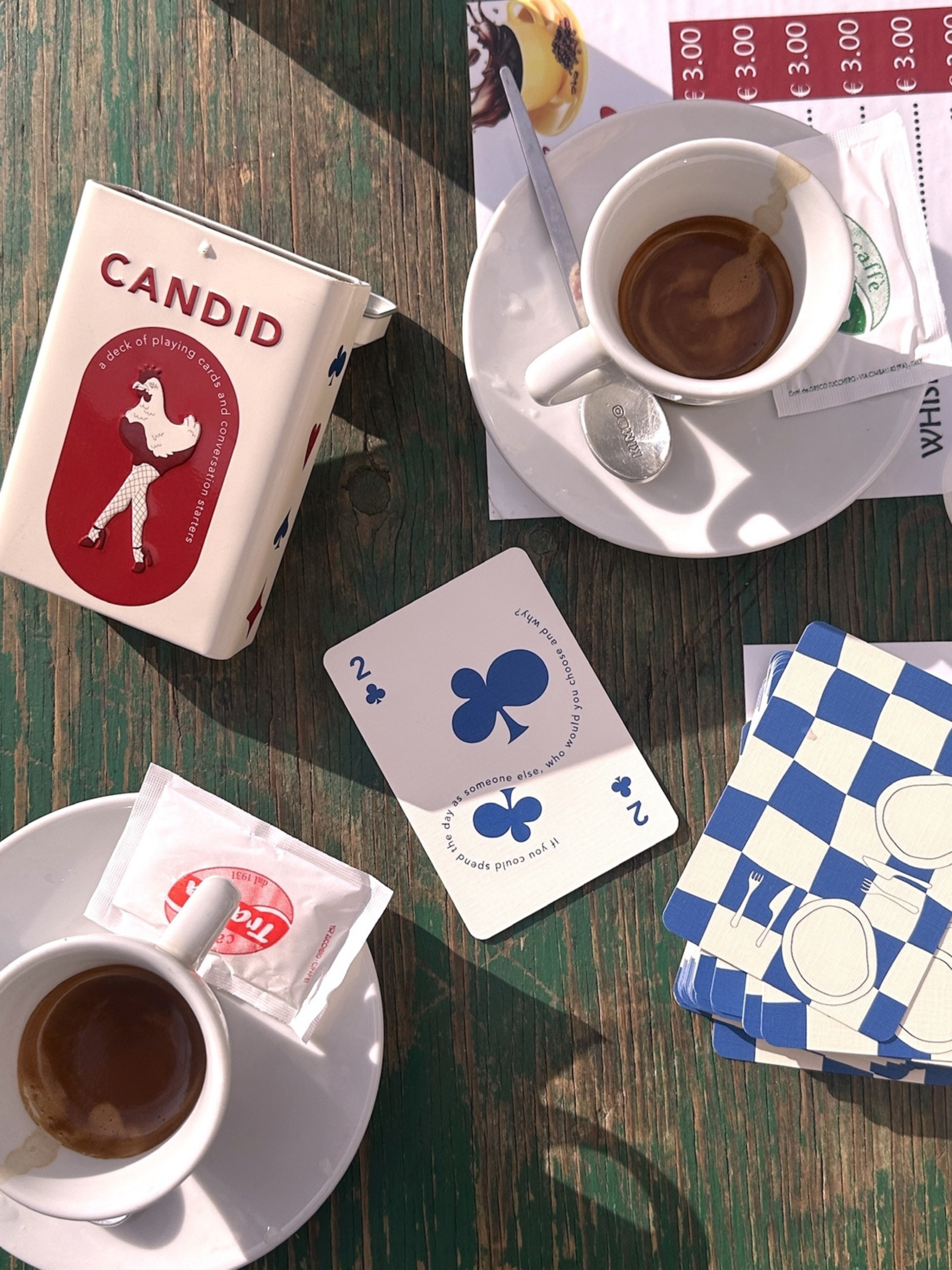 Candid Conversation Starters & Playing Cards