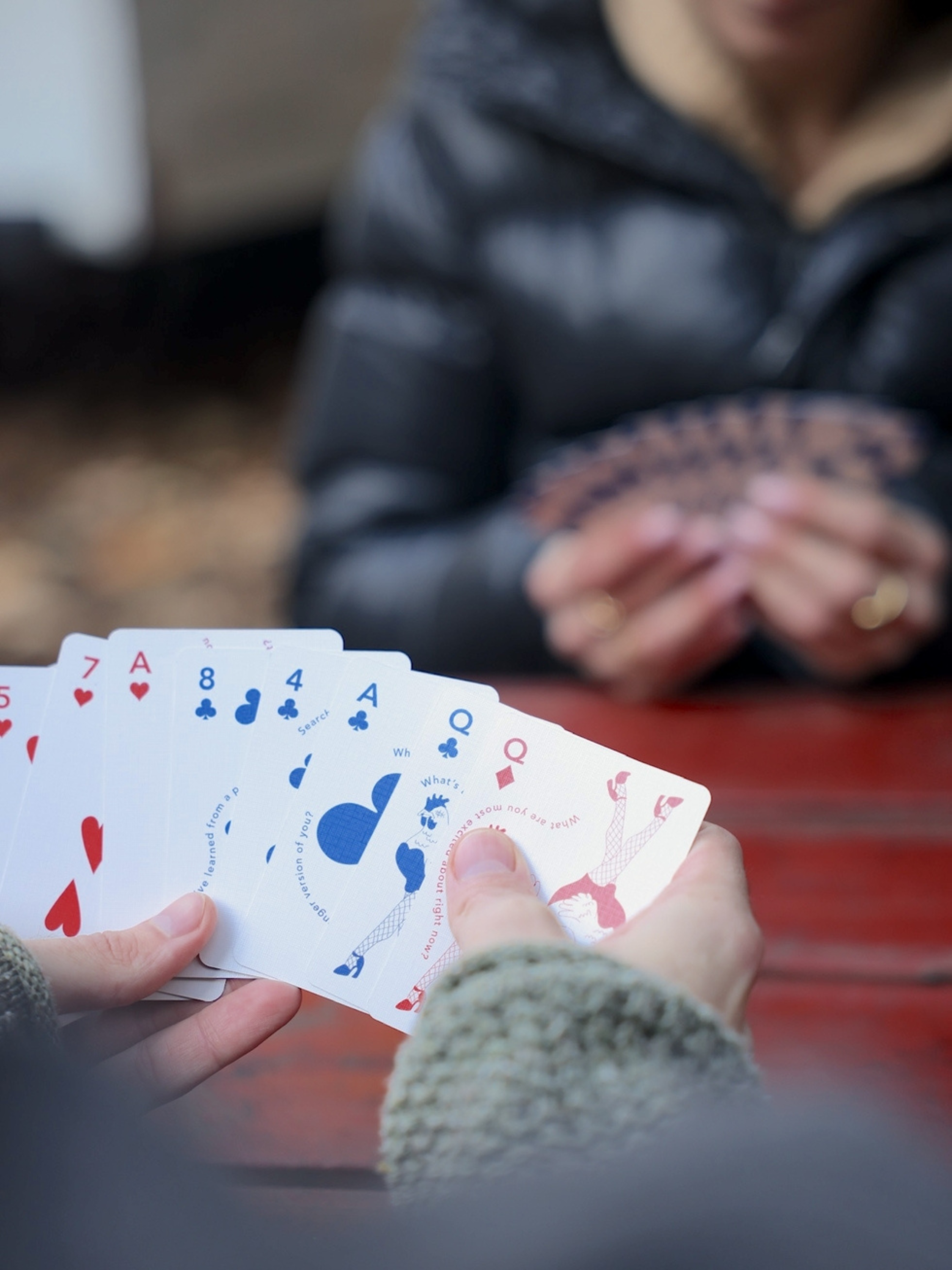 Candid Conversation Starters & Playing Cards