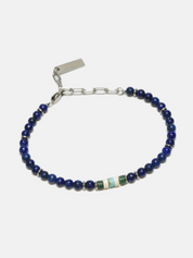 Curated Basics 4mm Lapis Clasp Bracelet