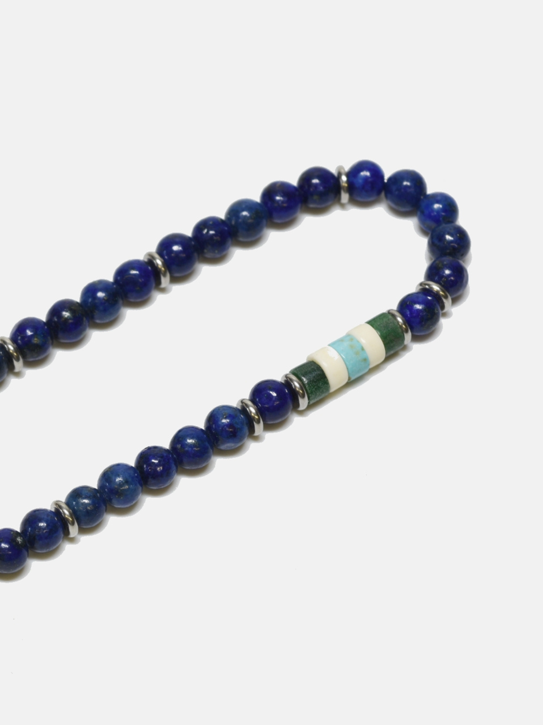 Curated Basics 4mm Lapis Clasp Bracelet