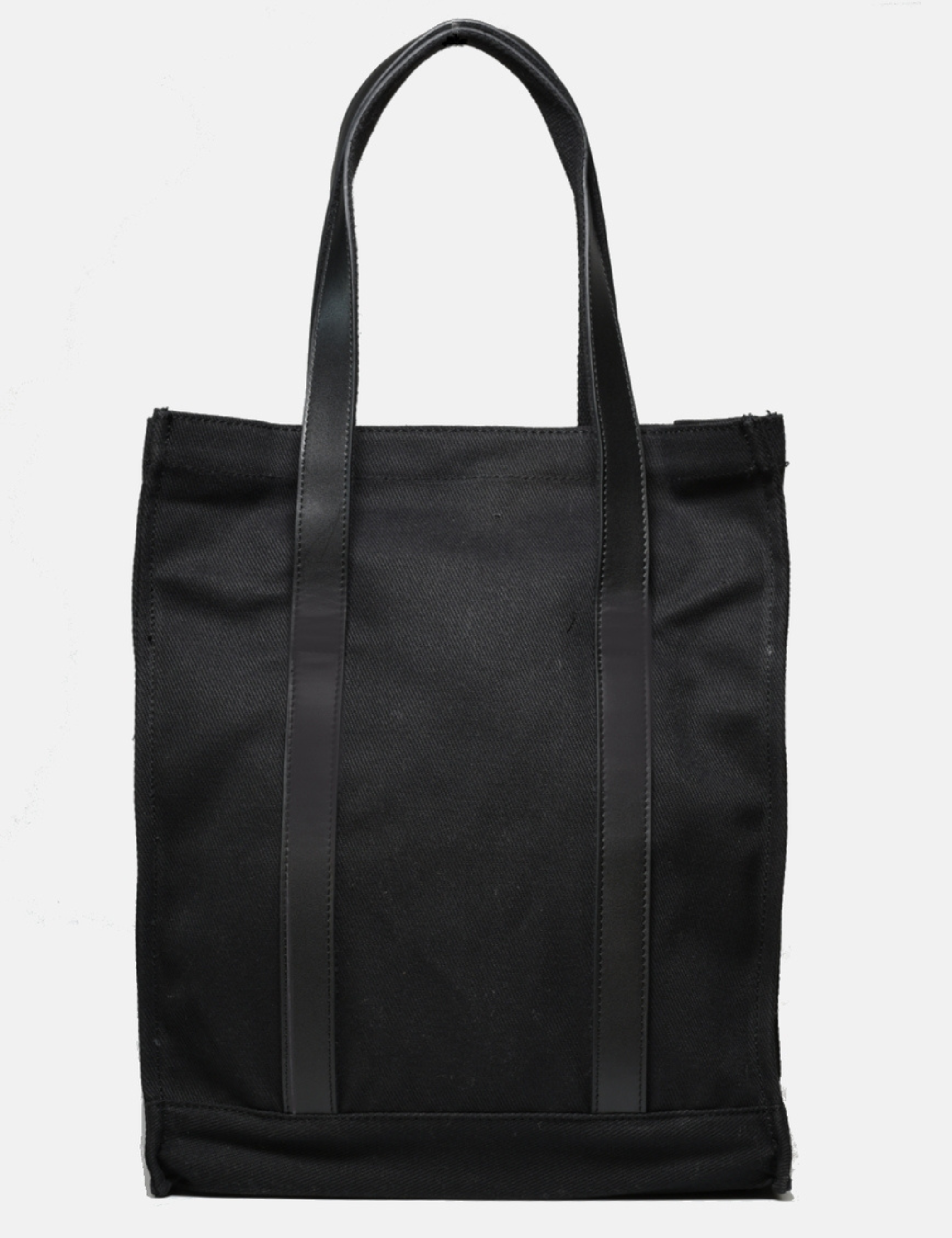 Curated Basics Black Canvas Tote Cotton Bag Pocket Button Closure Men’s Bags for Travel Daily Use Gifts for Guys Athens GA Georgia Kempt Menswear Store Near Me