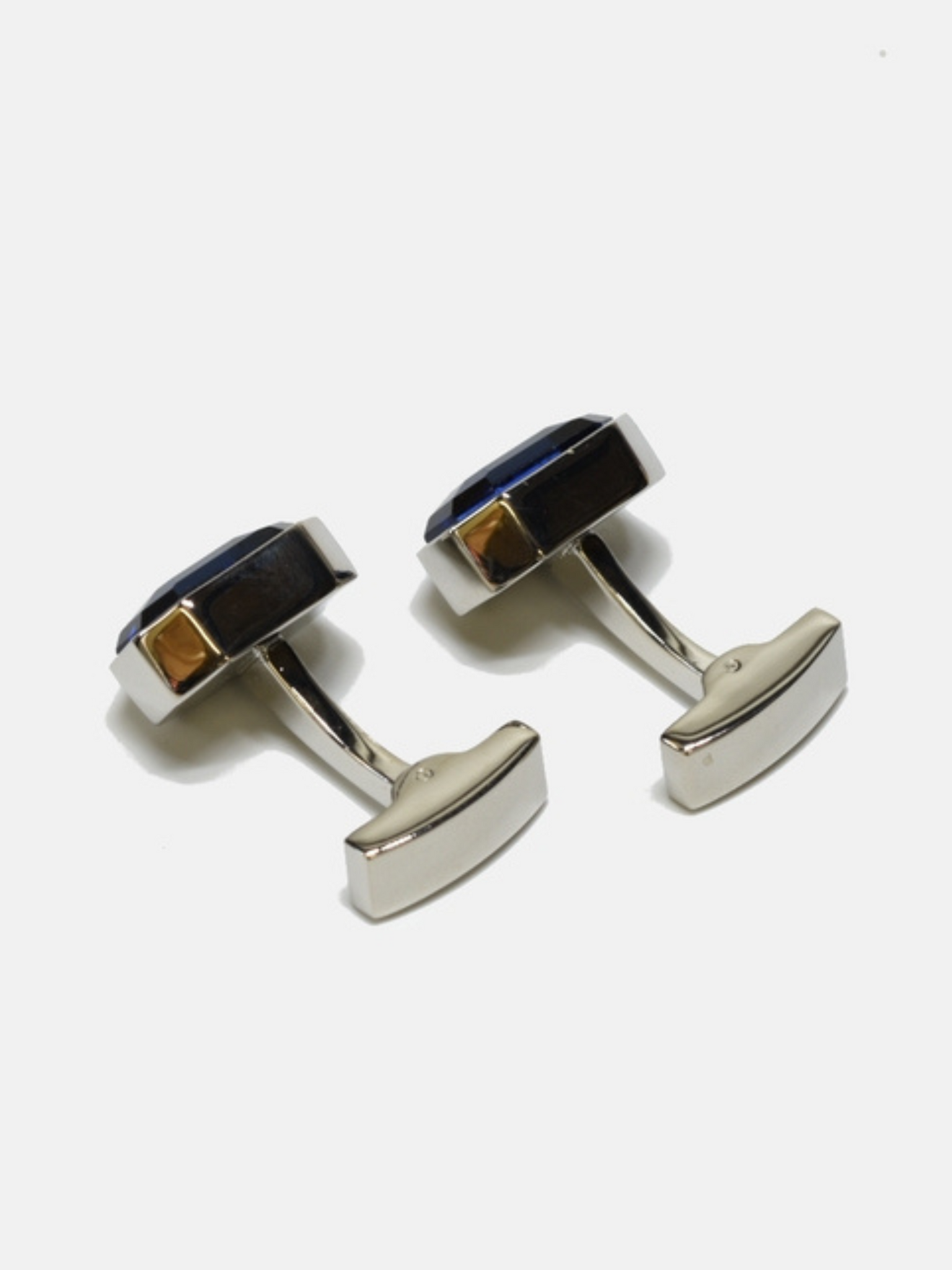 Curated Basics Blue Zircon Cufflink Formalwear Accessories Gifts for Men Athens GA Georgia Kempt Menswear Store Near Me