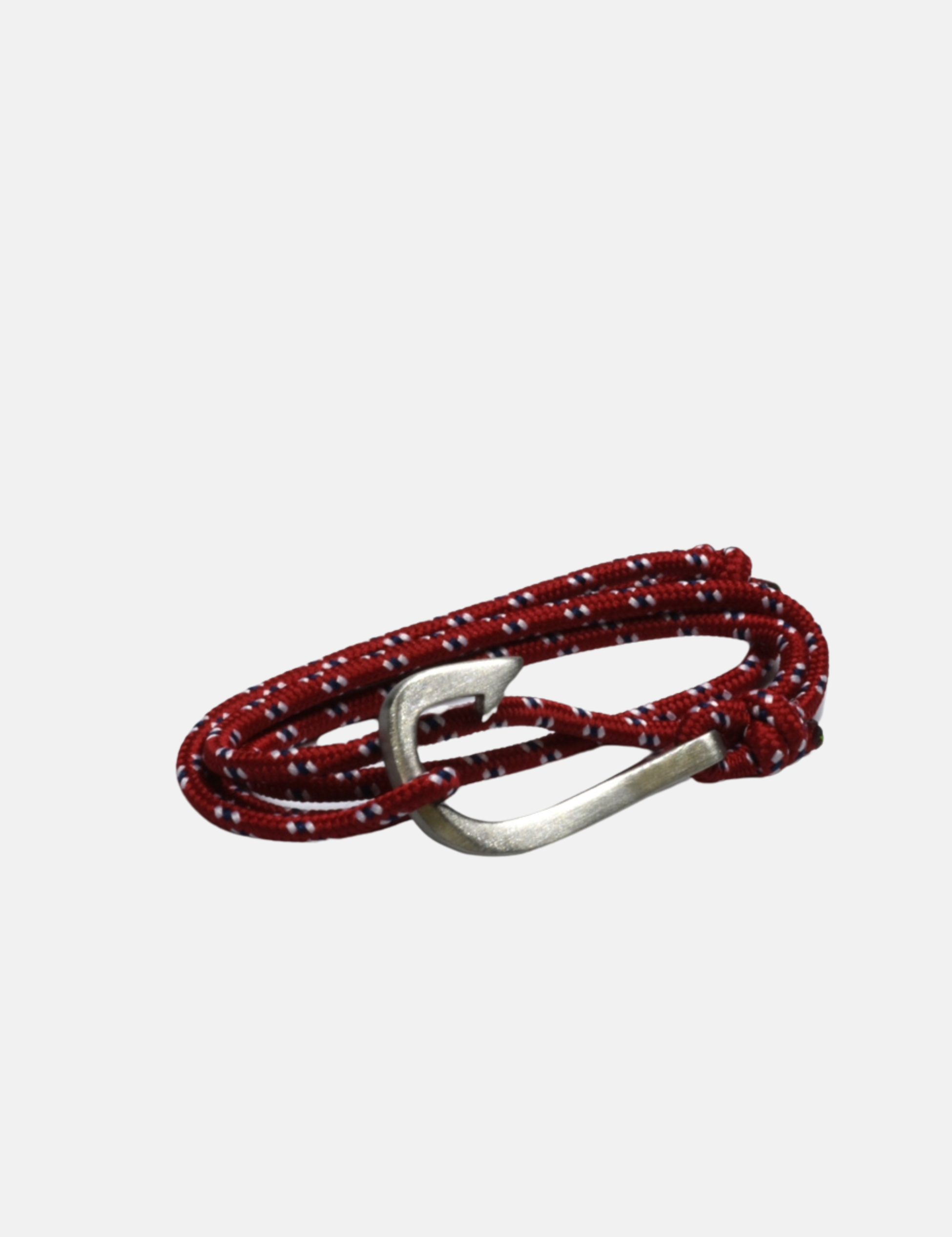 Curated Basics Red Paracord Fish Hook Bracelet Mens Accessories Jewelry Athens GA Georgia Kempt Menswear Store Near Me
