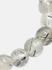 Curated Basics Rutilated Quartz Beaded Stretch Bracelet 8mm Beads Accessories Jewelry Gifts for Men Athens GA Georgia Kempt Menswear Store Near Me