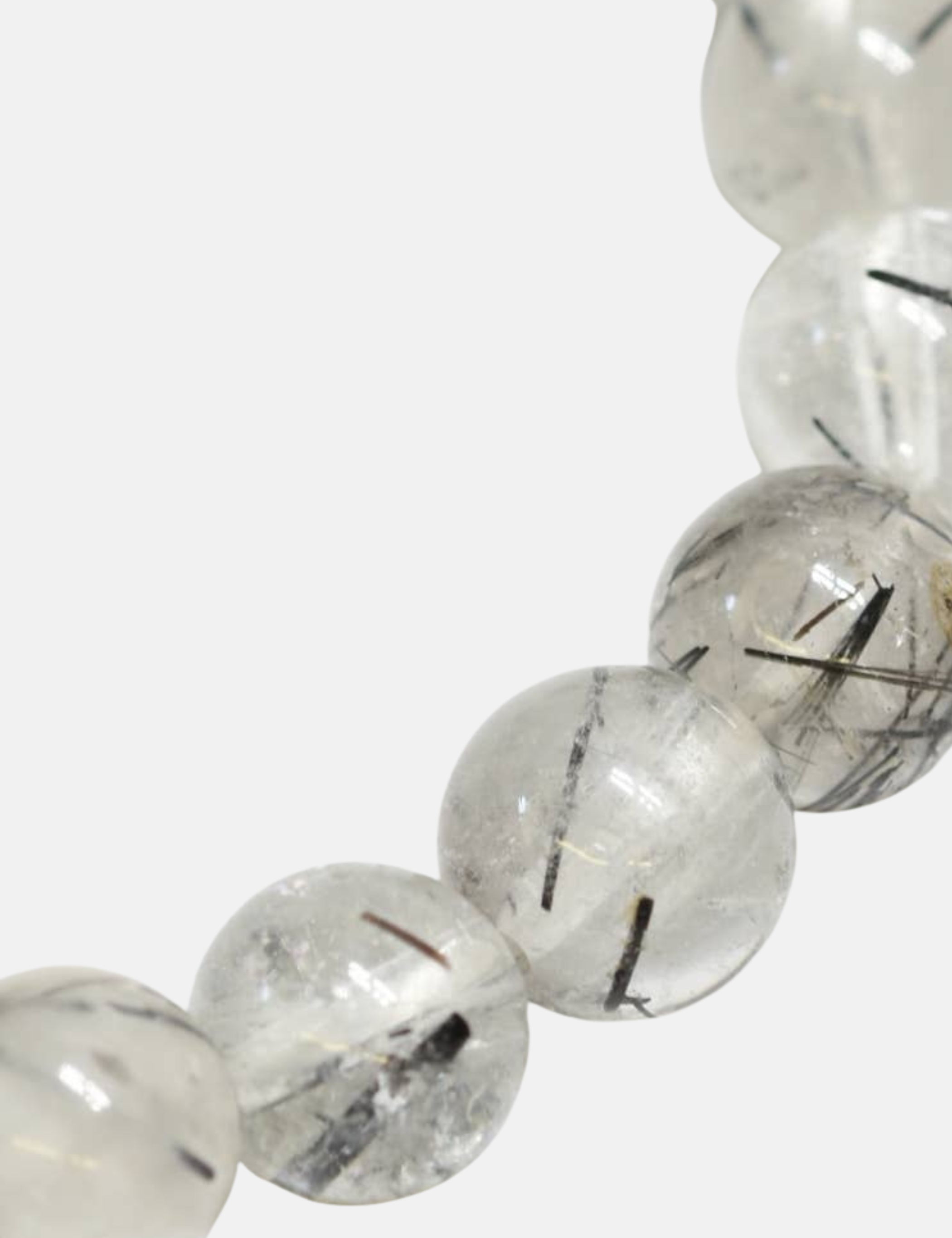 Curated Basics Rutilated Quartz Beaded Stretch Bracelet 8mm Beads Accessories Jewelry Gifts for Men Athens GA Georgia Kempt Menswear Store Near Me