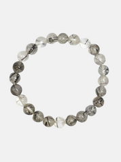 Curated Basics Rutilated Quartz Beaded Stretch Bracelet 8mm Beads Accessories Jewelry Gifts for Men Athens GA Georgia Kempt Menswear Store Near Me