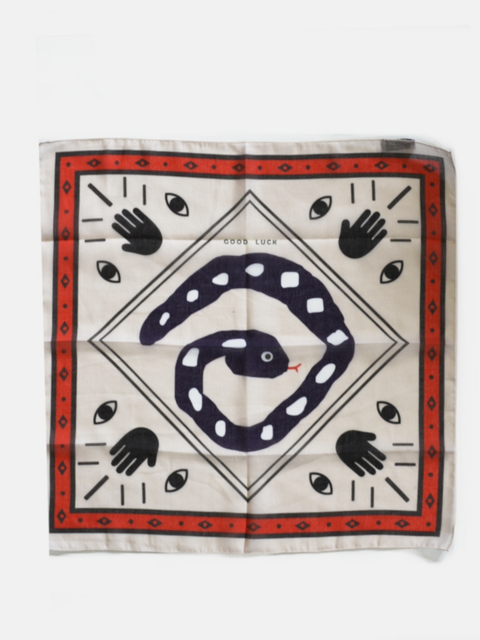 Curated Basics Snake Bandana