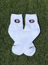 Del Campo UGA Georgia G Dawgs Bulldogs Black White Logo Socks Athletic Athens Kempt Menswear Store Near Me Accessories 