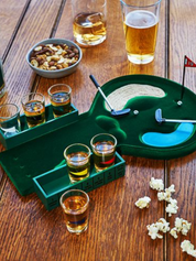 Foster & Rye Putt and Shot Mini Golf Drinking Game Gifts for Husband Friends Dad Boyfriend Table Game Shots Athens GA Georgia Kempt Menswear Holiday Shopping Near Me