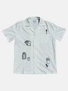 Good Days Dive Bar Camp Shirt Cotton SS Short Sleeve Collared Patchwork Men’s Top Athens GA Georgia Kempt Menswear Store Near Me 