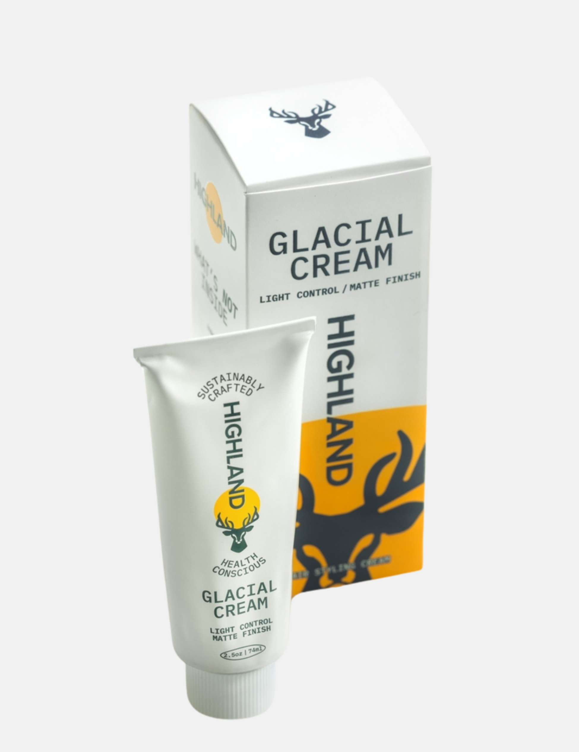 Highland Glacial Hair Styling Cream Gender Neutral Grooming Products Self Care Gifts for Him Athens GA Georgia Kempt Menswear Store Near Me 