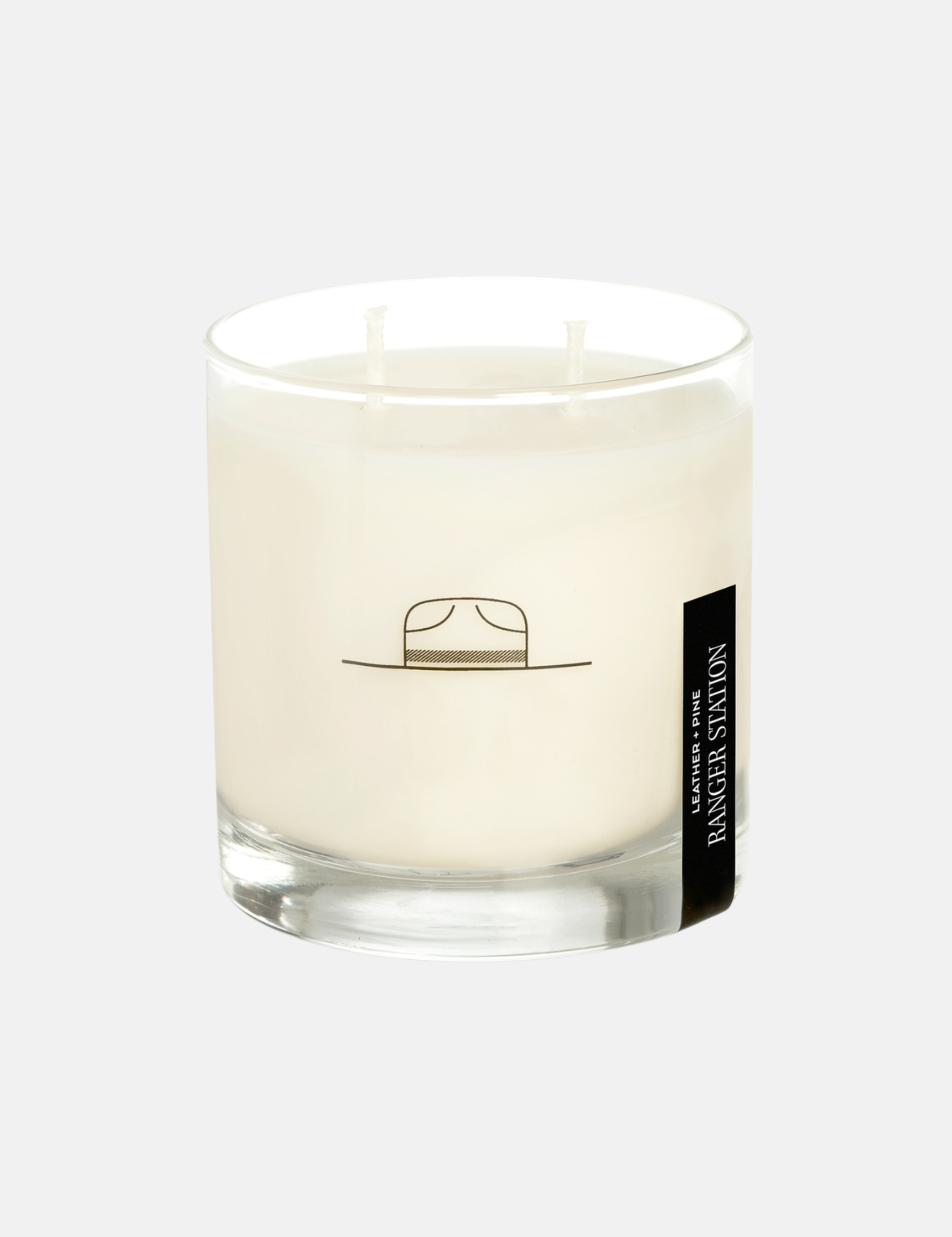 Ranger Station Leather + Pine Candle Cocktail Rocks Glass Athens GA Georgia Kempt Menswear Store Near Me