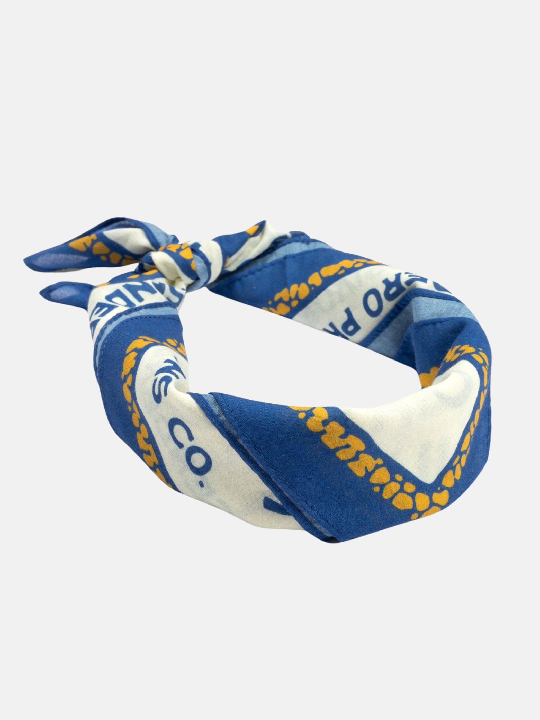 Sendero Provisions Cowboy Campfire Bandana Blue Yellow White Athens GA Georgia Kempt Menswear Store Near Me