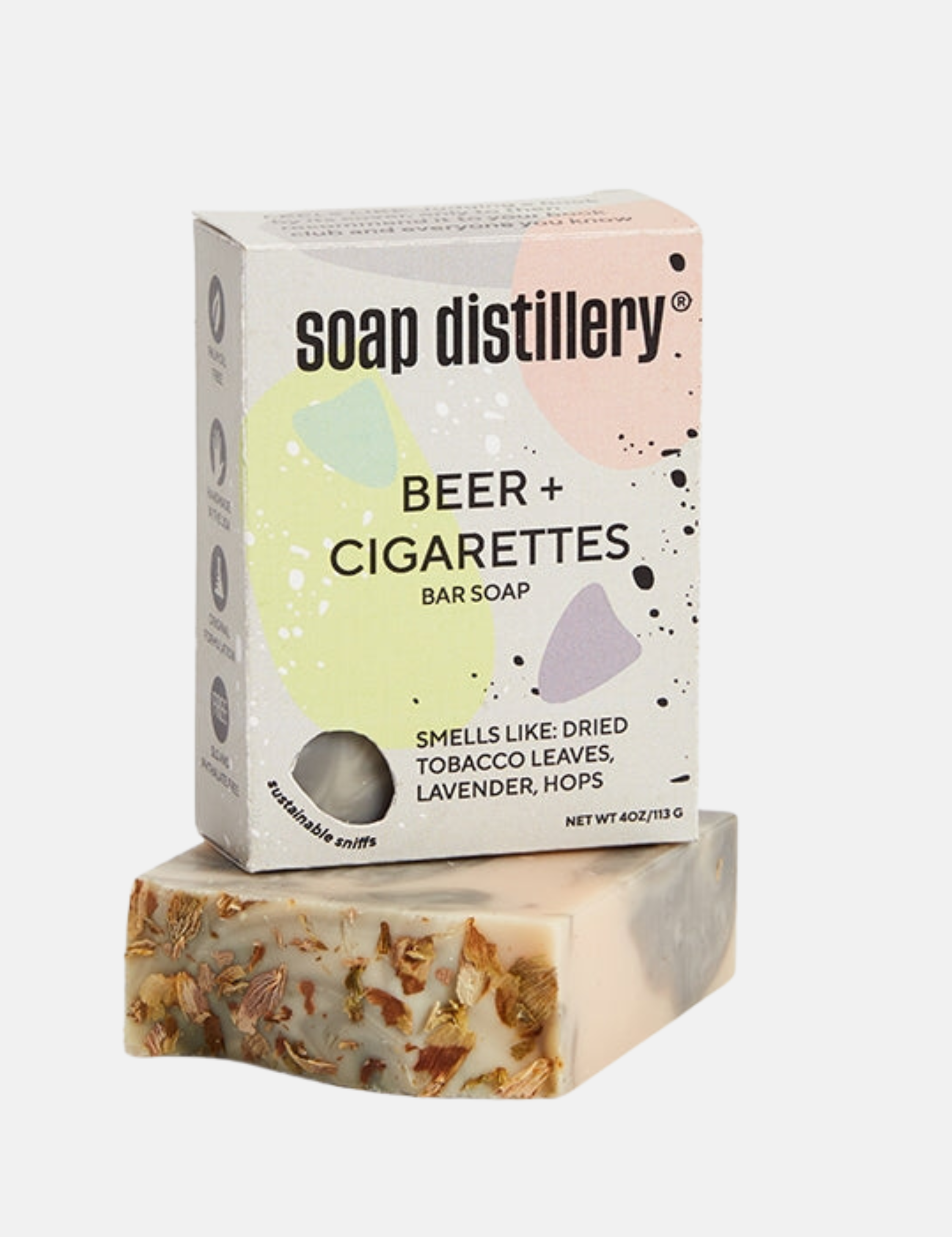 Soap Distillery Beer + Cigarettes Bar Soap Men’s Grooming Gifts for Him Athens GA Georgia Kempt Menswear Store Near Me
