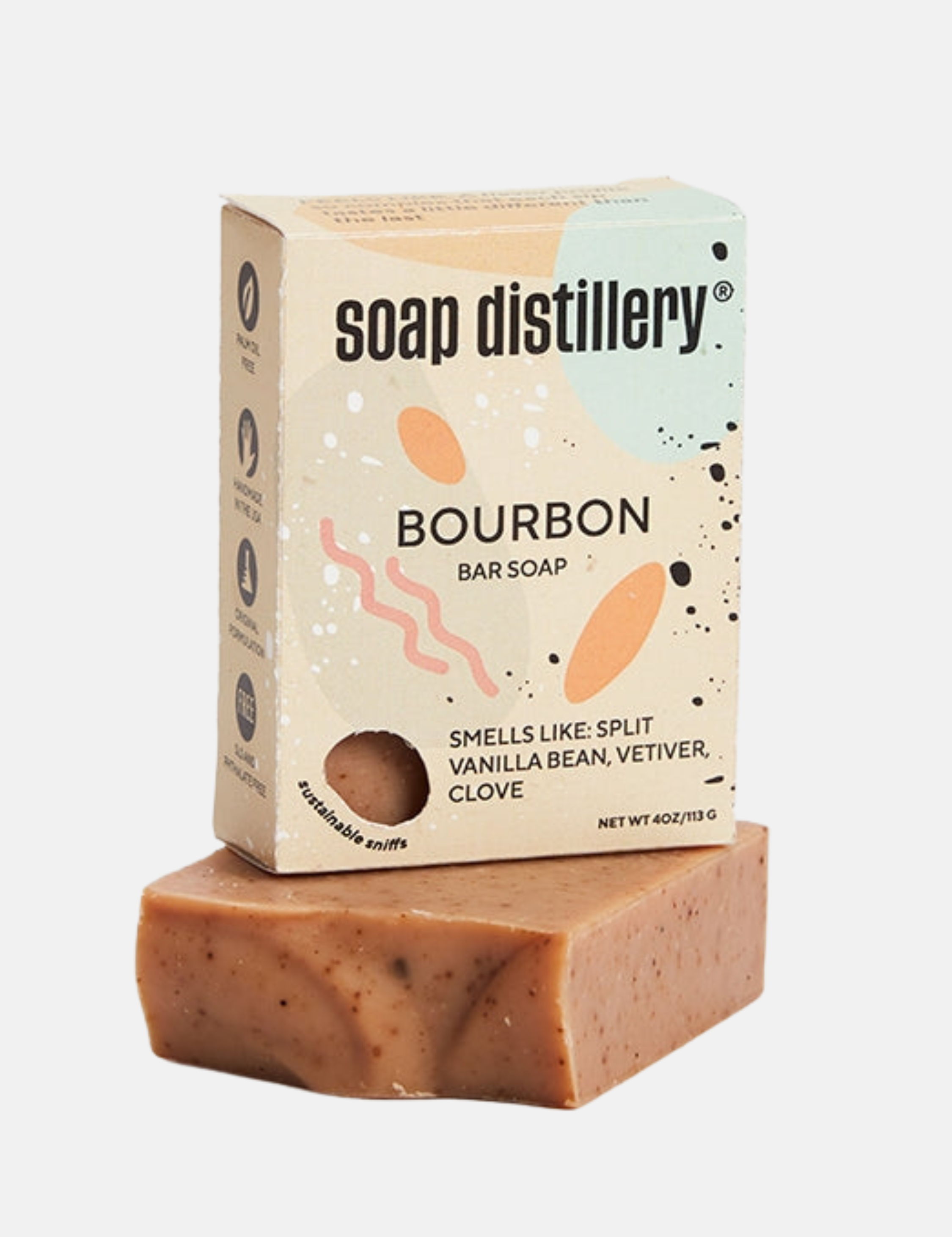 Soap Distillery Bourbon Bar Soap Gifts for Him Grooming Men’s Self-Care Athens GA Georgia Kempt Menswear Store Near Me