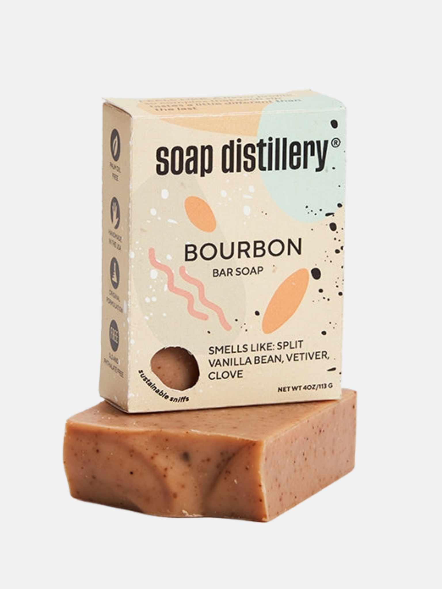 Soap Distillery Bourbon Bar Soap Gifts for Him Grooming Men’s Self-Care Athens GA Georgia Kempt Menswear Store Near Me