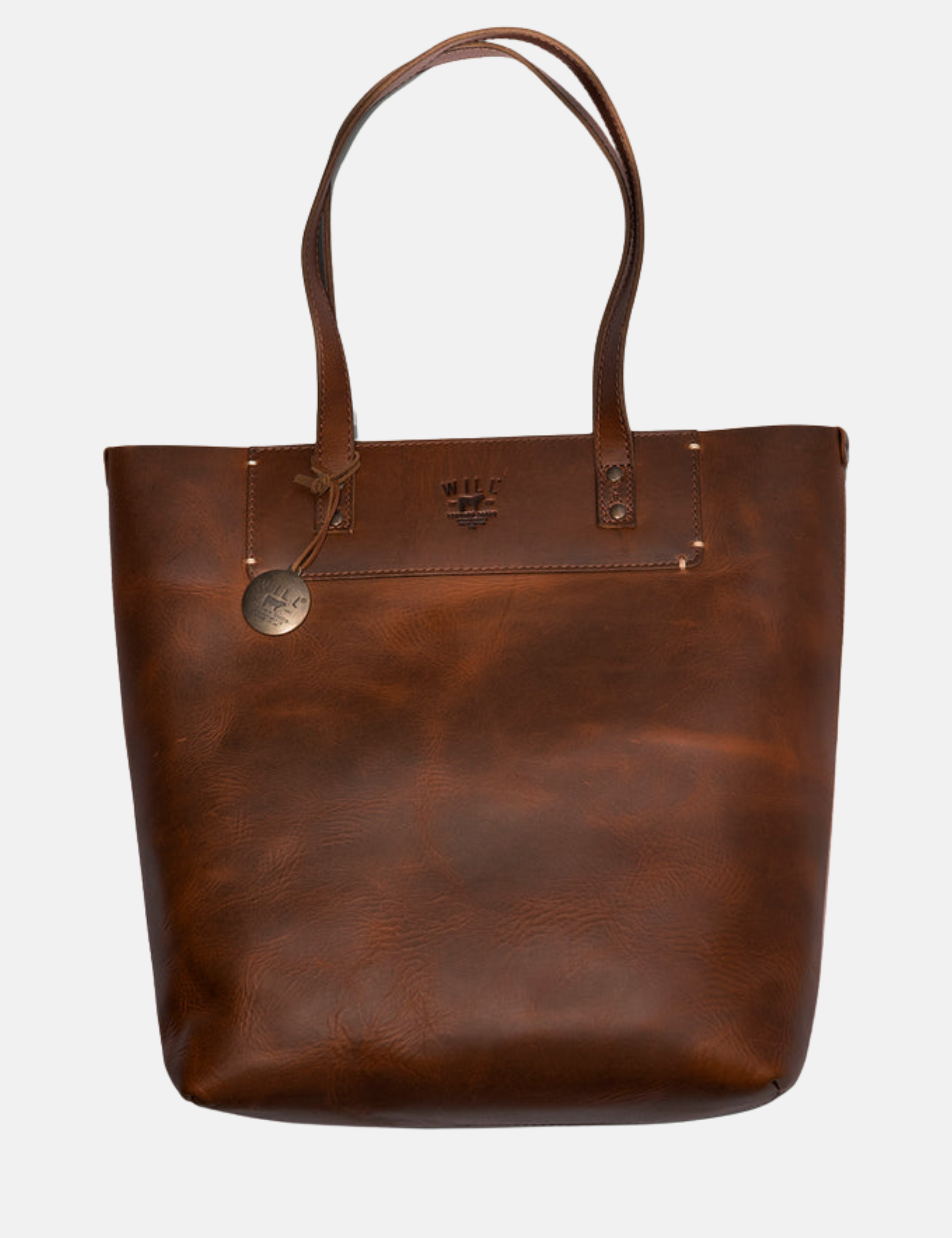 Will Leather Goods Simple Leather Tote Bag Pockets Bags Accessories Nice Gifts for Him Brown Tan Athens GA Georgia Kempt Menswear Store Near Me