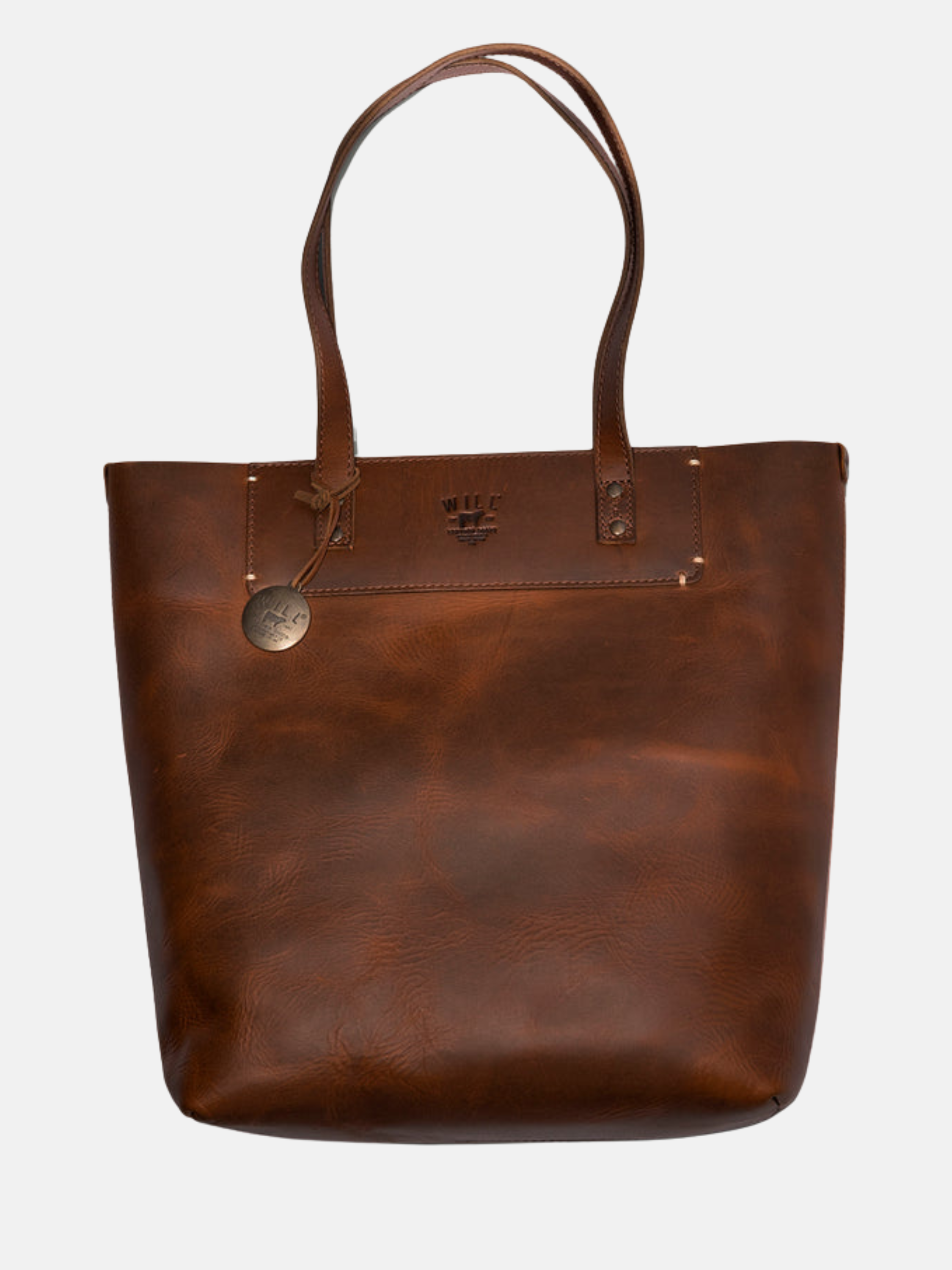 Will Leather Goods Simple Leather Tote Bag Pockets Bags Accessories Nice Gifts for Him Brown Tan Athens GA Georgia Kempt Menswear Store Near Me