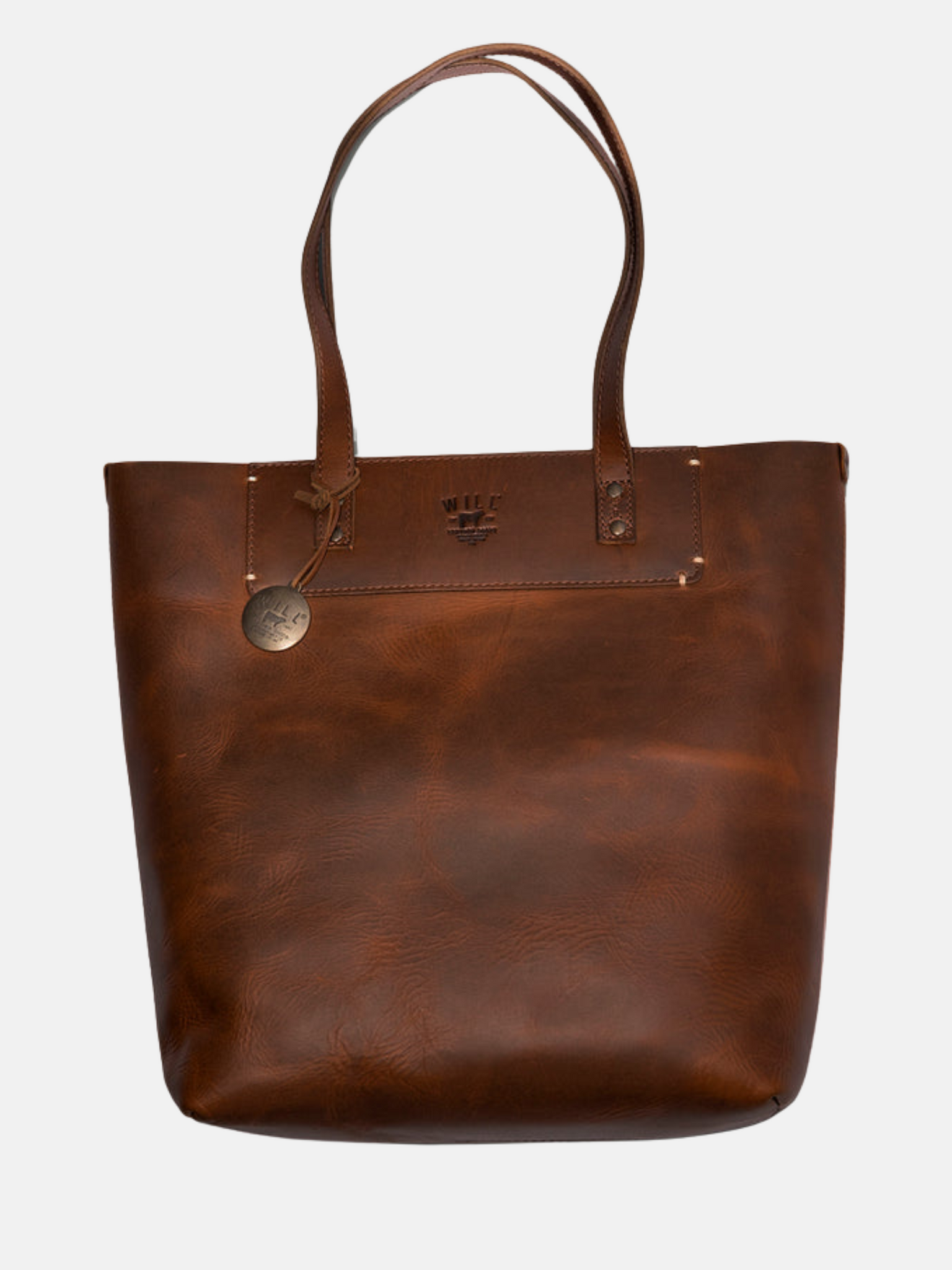 Will Leather Goods Simple Leather Tote Bag Pockets Bags Accessories Nice Gifts for Him Brown Tan Athens GA Georgia Kempt Menswear Store Near Me