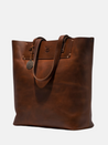Will Leather Goods Simple Leather Tote Bag Pockets Bags Accessories Nice Gifts for Him Brown Tan Athens GA Georgia Kempt Menswear Store Near Me