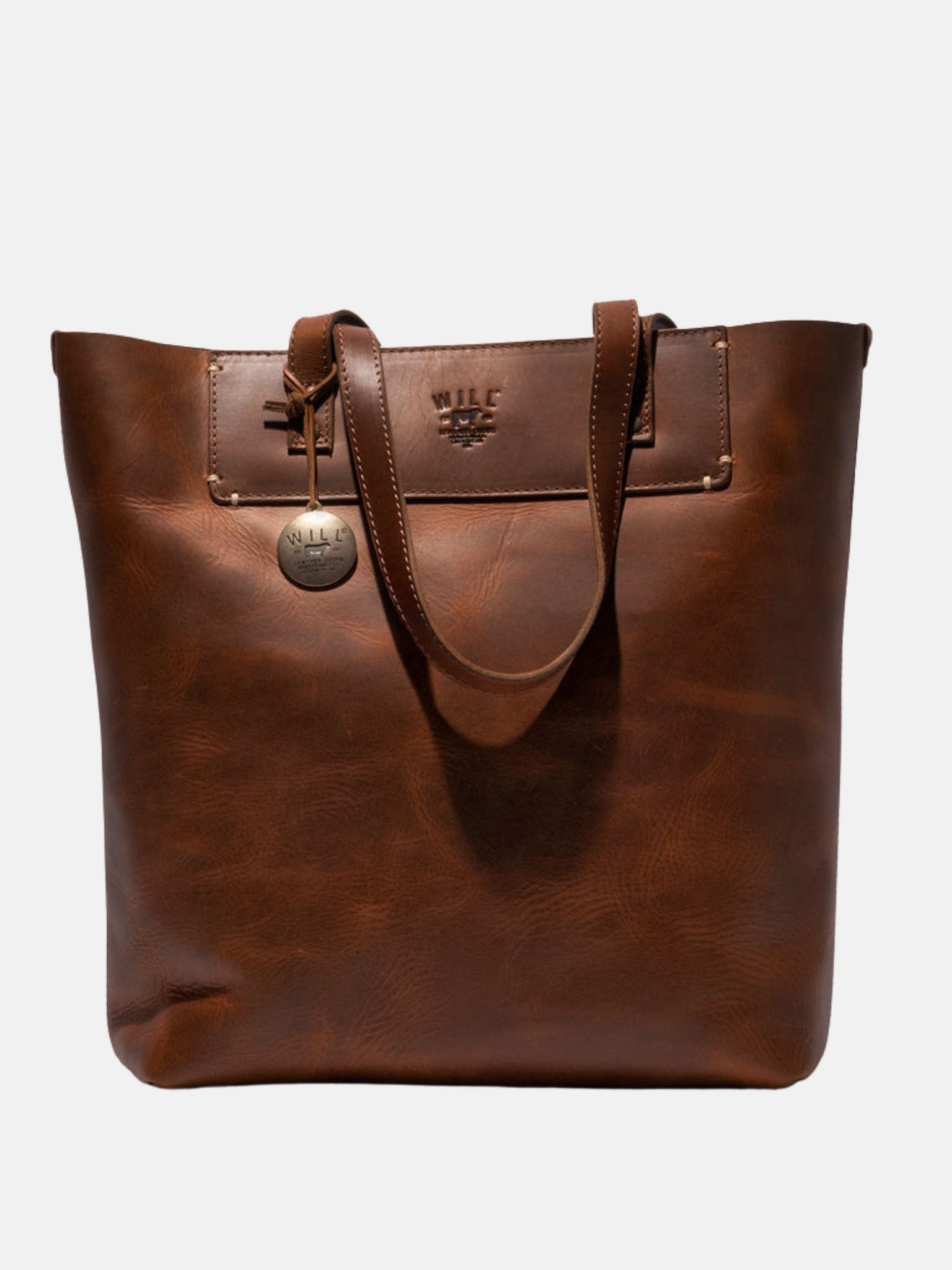 Will Leather Goods Simple Leather Tote Bag Pockets Bags Accessories Nice Gifts for Him Brown Tan Athens GA Georgia Kempt Menswear Store Near Me