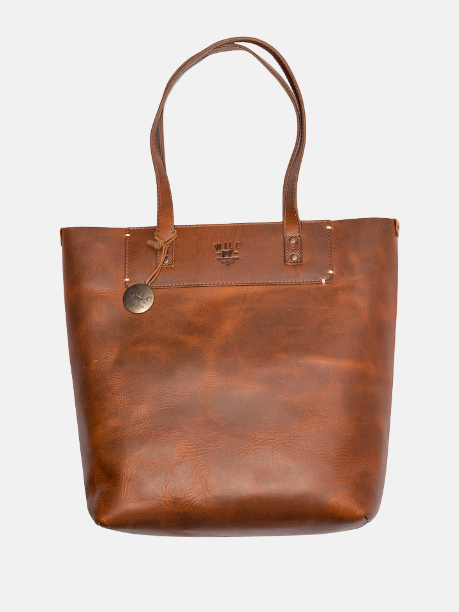 Will Leather Goods Simple Leather Tote Bag Pockets Bags Accessories Nice Gifts for Him Brown Tan Athens GA Georgia Kempt Menswear Store Near Me