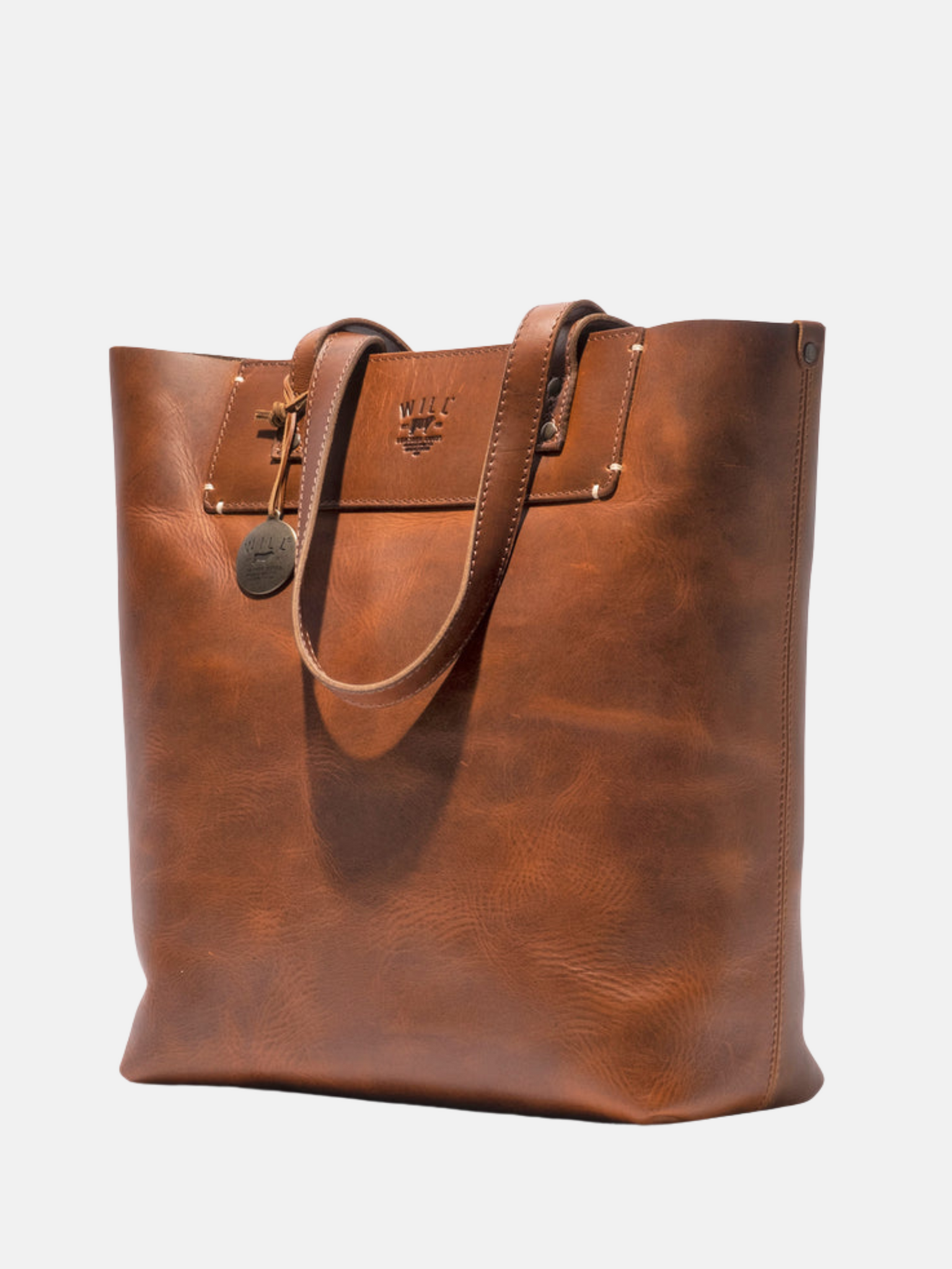 Will Leather Goods Simple Leather Tote Bag Pockets Bags Accessories Nice Gifts for Him Brown Tan Athens GA Georgia Kempt Menswear Store Near Me