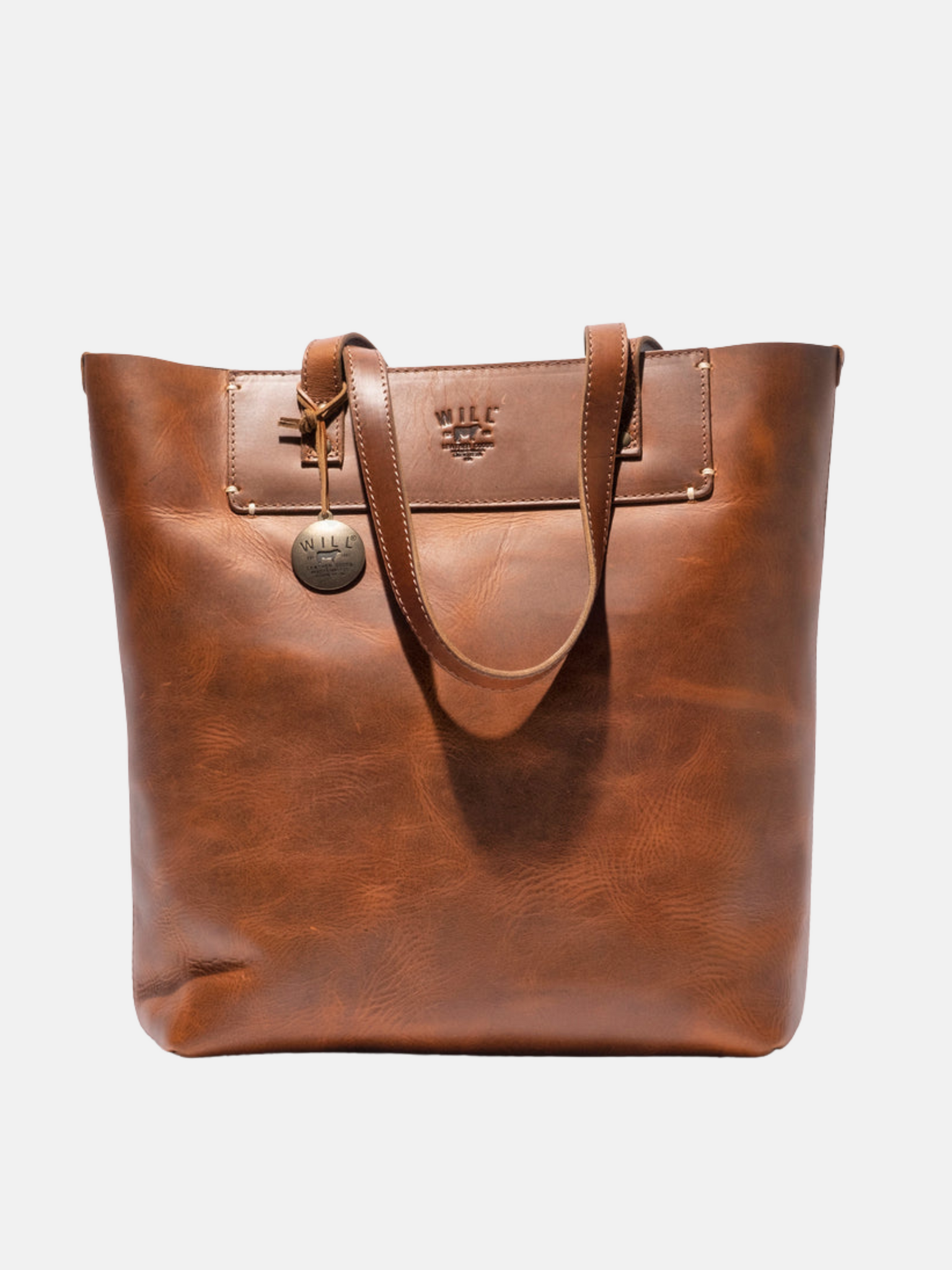Will Leather Goods Simple Leather Tote Bag Pockets Bags Accessories Nice Gifts for Him Brown Tan Athens GA Georgia Kempt Menswear Store Near Me