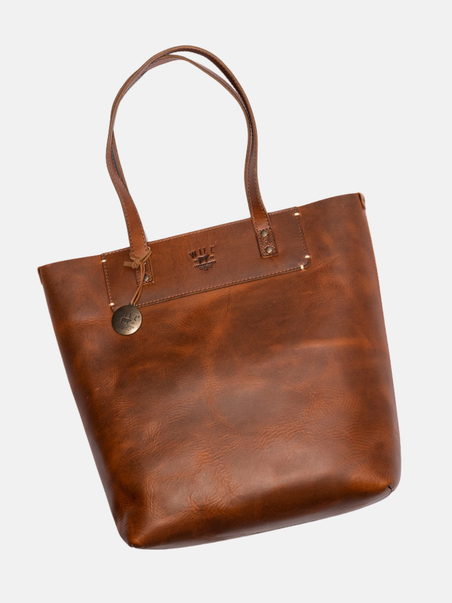 Will Leather Goods Simple Leather Tote Bag Pockets Bags Accessories Nice Gifts for Him Brown Tan Athens GA Georgia Kempt Menswear Store Near Me
