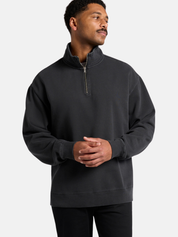 Relaxed Faded Quarter Zip