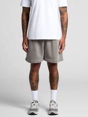 Relaxed Faded Sweat Shorts