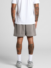 Relaxed Faded Sweat Shorts