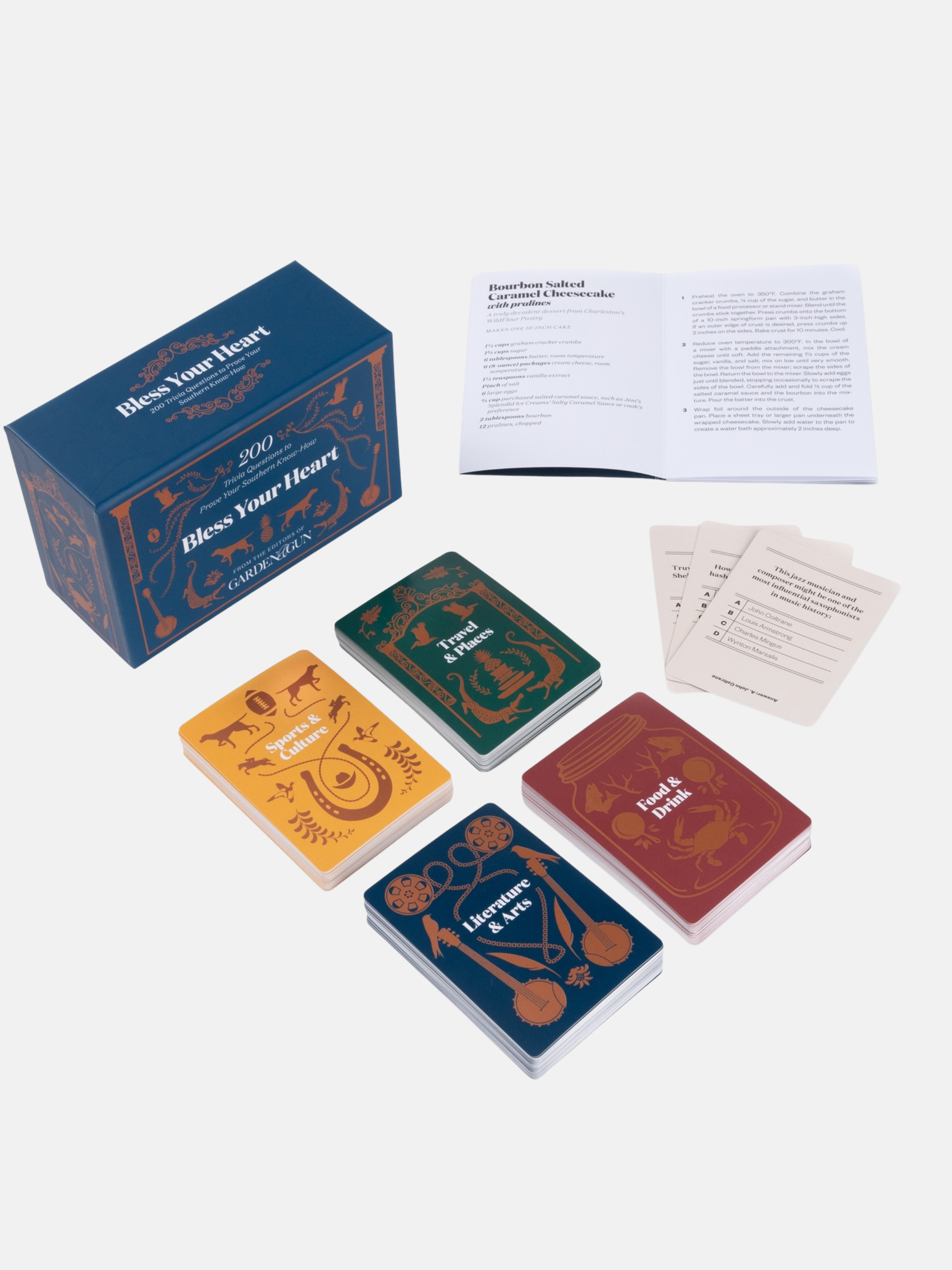 Bless Your Heart Southern Trivia Card Deck Questions Game Garden & Gunn Games for Holidays Presents Stocking Stuffers for Husband Family Game Night Athens GA Georgia Kempt Menswear Store Near Me