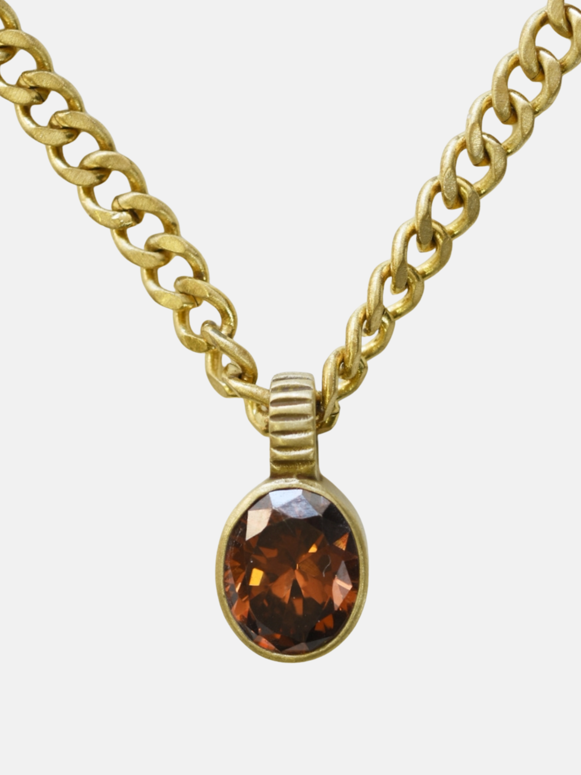 Curated Basics Smoky Quartz Chain