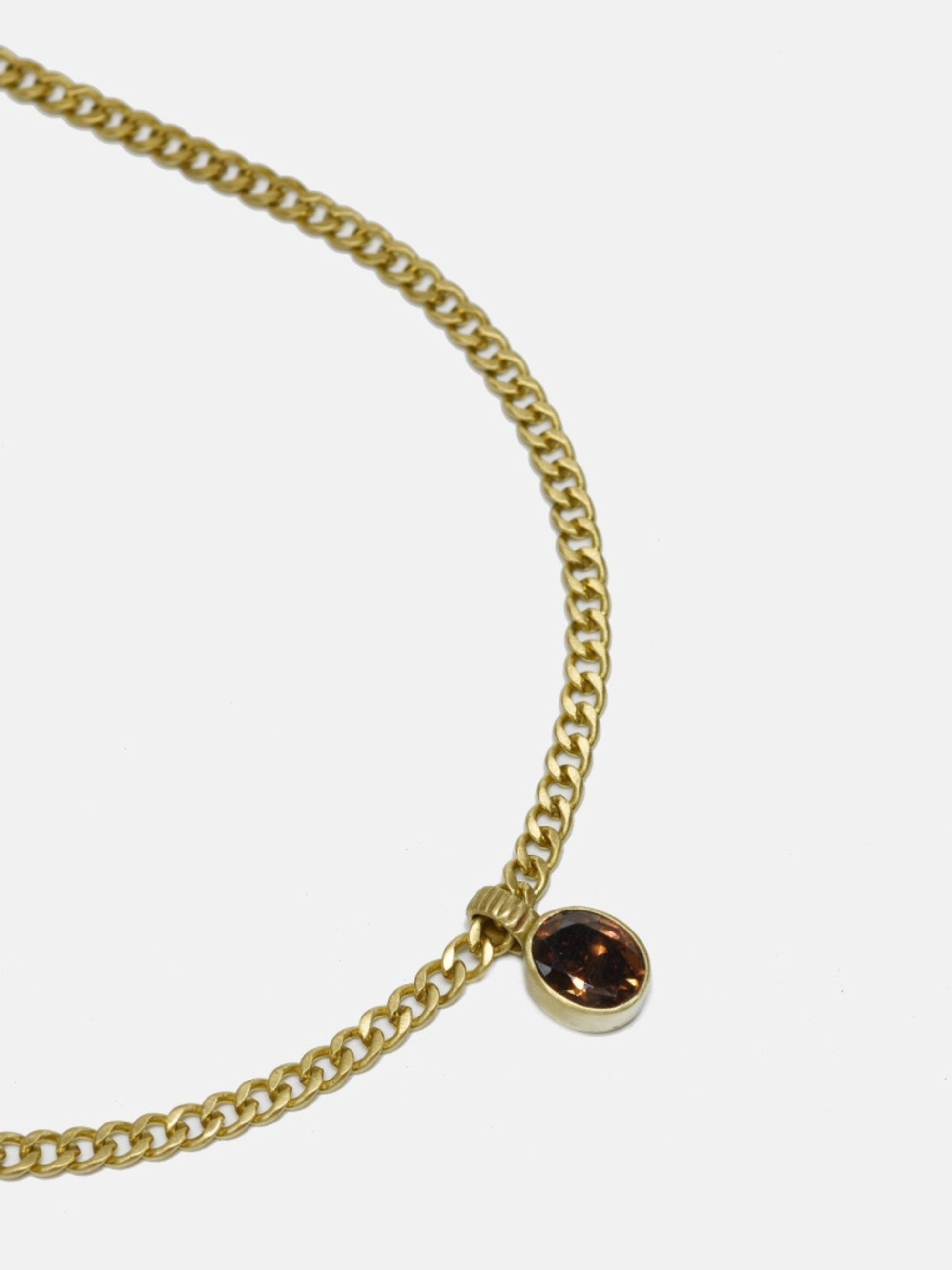 Curated Basics Smoky Quartz Chain