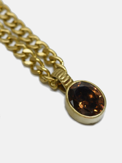 Curated Basics Smoky Quartz Chain