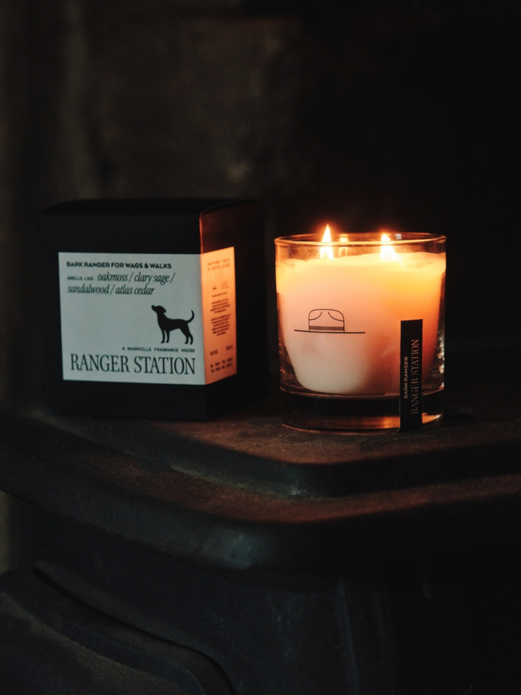 Ranger Station Bark Ranger Candle