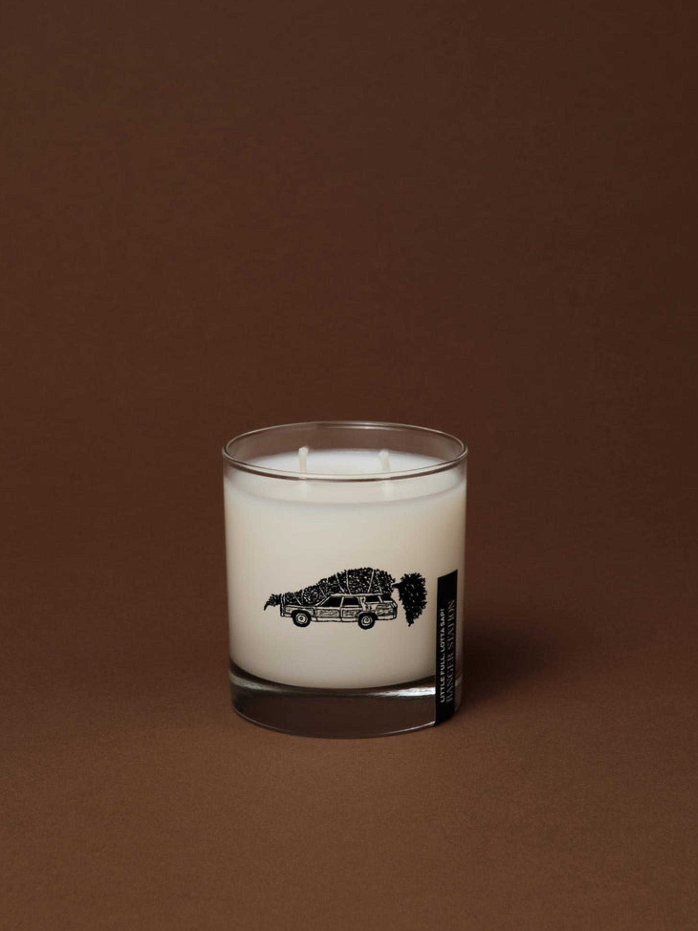 Ranger Station “Little Full, Lotta Sap!” Candle