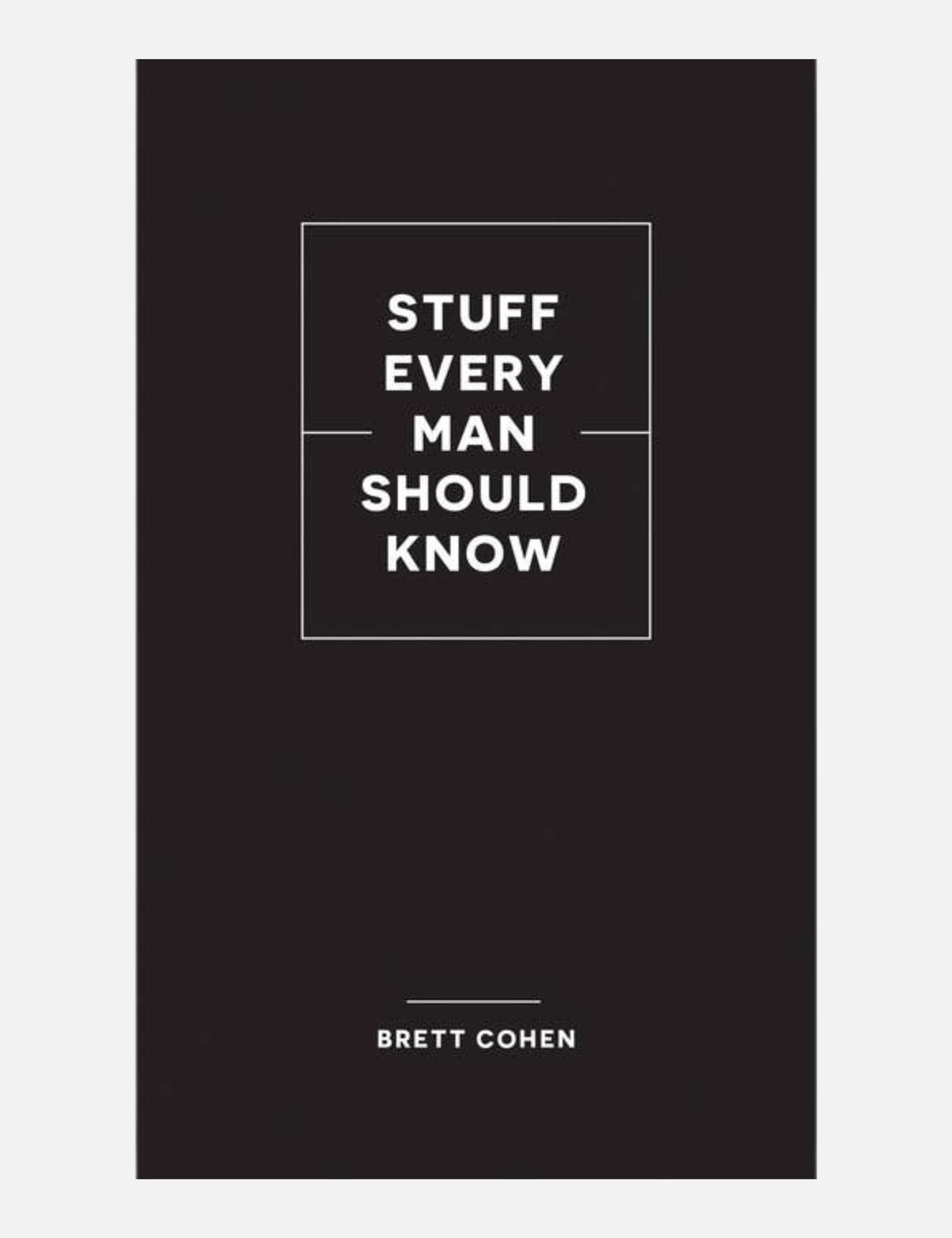 Brett Cohen Stuff Every Man Should Know Book Little Black Book Men’s Stocking Stuffers for Husbands Sons Boyfriends for Him Holiday Gifts Presents for Men Athens Georgia GA Kempt Menswear Store Near Me