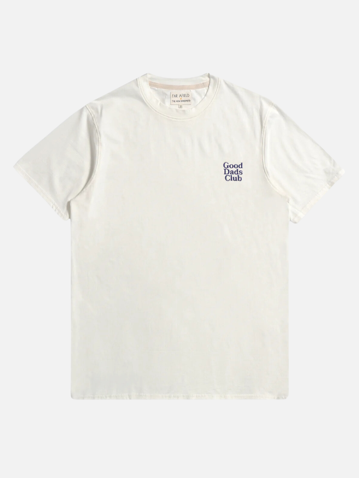 far afield basic tee good dads club 100% bci cotton embroidered t-shirt kempt athens ga georgia men's clothing store