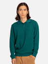 Far Afield Renard Knit Polo Deep Teal Textured Sweater Shirt Kempt Athens Georgia Shopping Menswear Guys