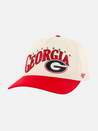 Georgia Bulldogs Wave 47 Brand Logo Hat Red Black UGA Mens Gift Cap Kempt Athens Georgia 